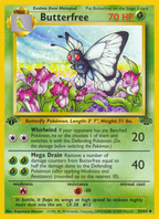 Butterfree 33/64 — English Jungle reference artwork for a card included in this bundle; not the actual item photograph