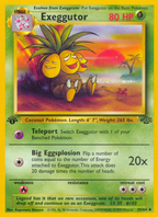 Exeggutor 35/64 — English Jungle reference artwork for a card included in this bundle; not the actual item photograph