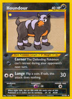 Houndour 43/105 · Neo Destiny · Unlimited — reference card artwork via PokeFiles; not an actual item photograph