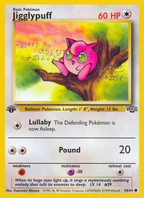 Jigglypuff 54/64 — English Jungle reference artwork for a card included in this bundle; not the actual item photograph