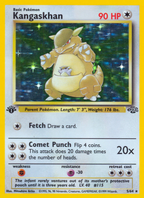 Kangaskhan 5/64 — English Jungle reference artwork for a card included in this bundle; not the actual item photograph