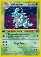Nidoqueen 7/64 — English Jungle reference artwork for a card included in this bundle; not the actual item photograph