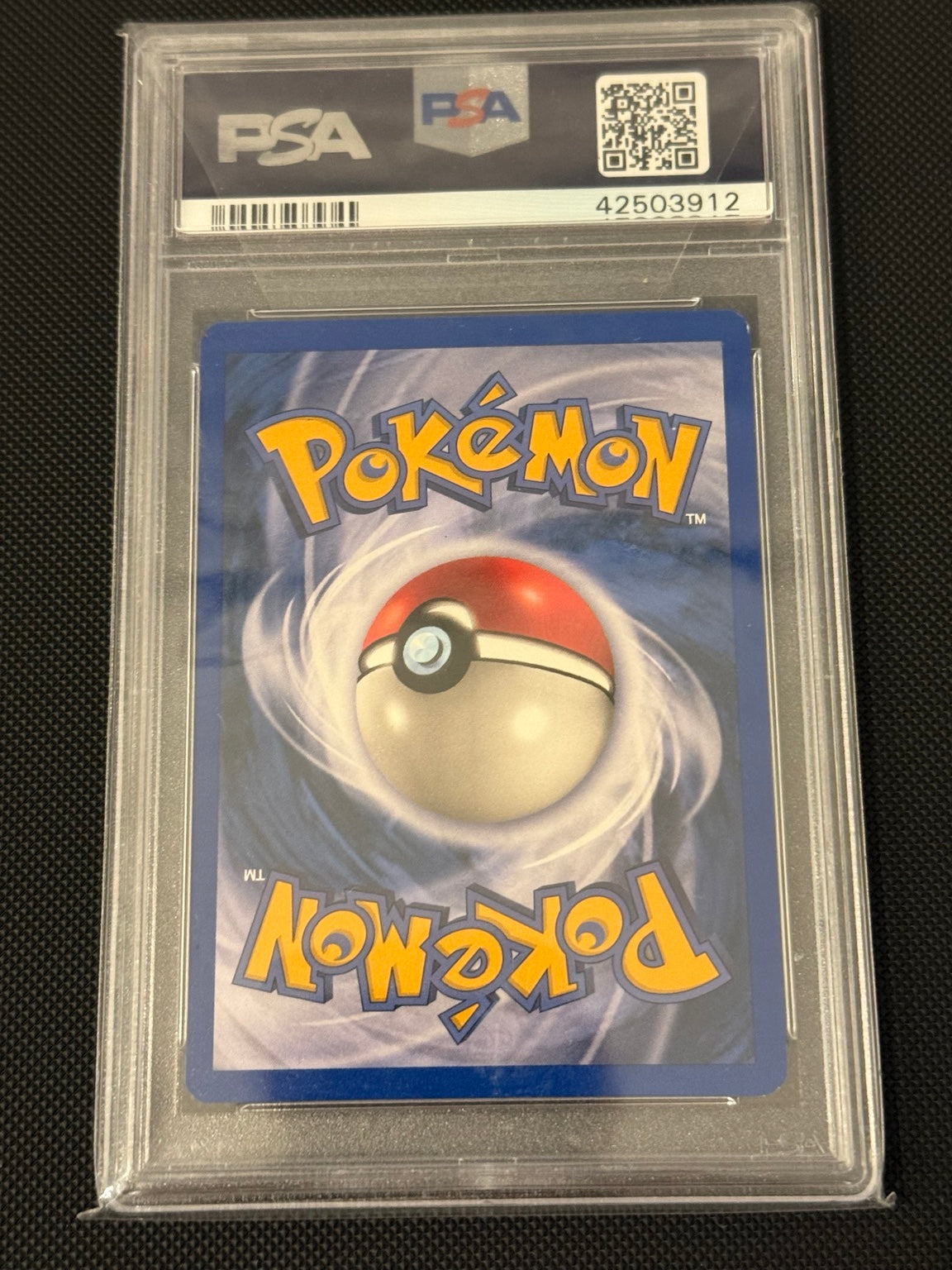 Gastly 65/105 Neo Destiny 1st Edition PSA 9, certificate 42503912 — back