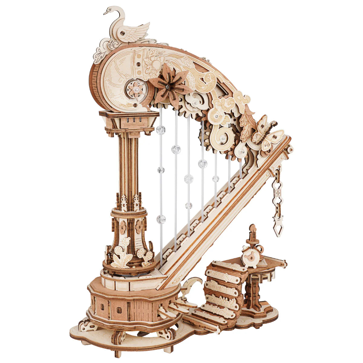 Magic Harp (AMK71) | Self-Playing Music Box Puzzle