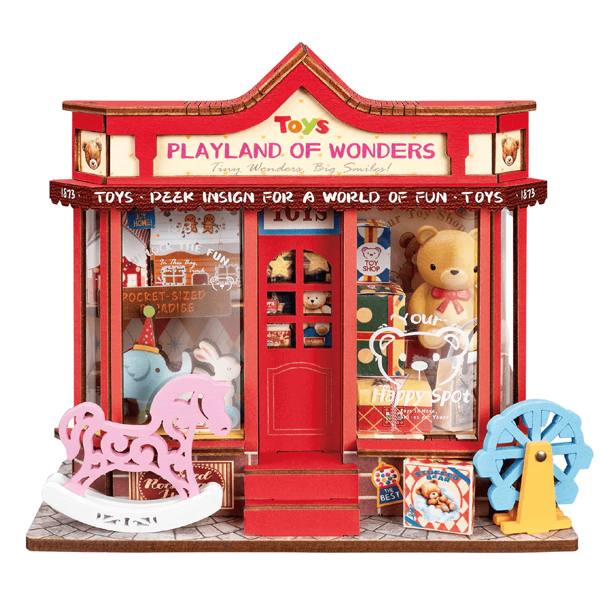 Whimsy Toy Shop (DS044) | Tiny Store Miniature House Kit