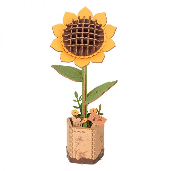 Sunflower (TW011) | Wooden Bloom Craft Kit