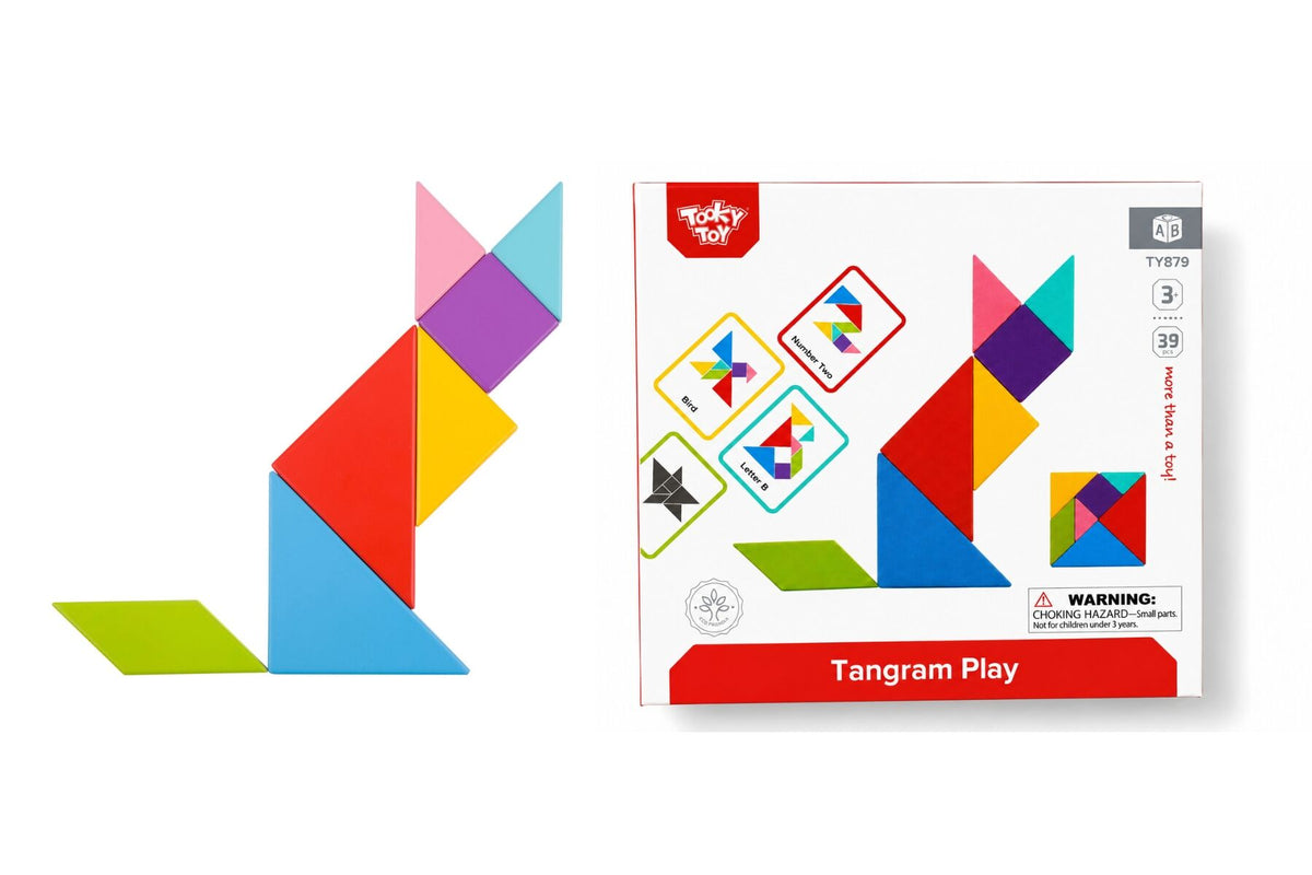 Tangram Play Wooden Brainteaser Puzzle