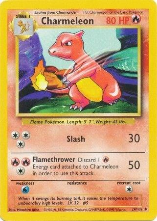 Charmeleon — 24 — Base Set (Unlimited)
