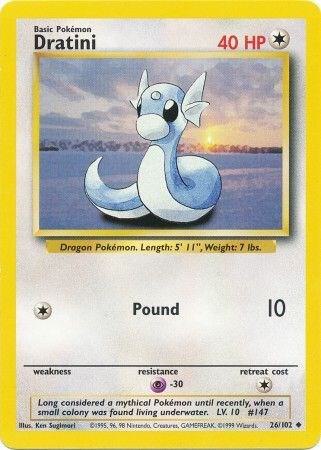 Dratini — 26 — Base Set (Unlimited)